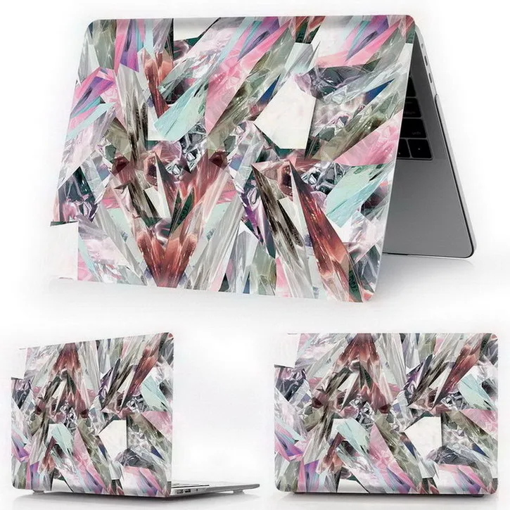 Мраморный чехол для ноутбука Apple MacBook Pro Air retina 11 12 13 15 для Mac 15,4 13,3 дюймов Сенсорная панель оболочка рукав+ крышка клавиатуры - Цвет: da-li-shi-S14