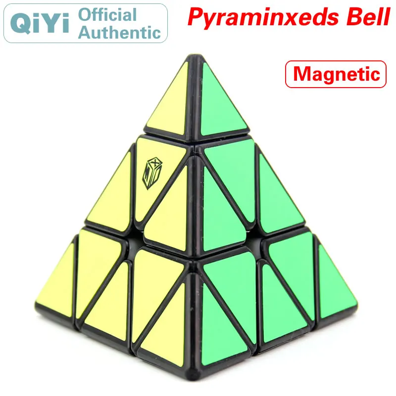 

QiYi Magnetic 3x3x3 Pyramid Bell Magic Cube MoFangGe Magnet 3x3 Pyramid Speed Twisty Puzzle Educational Toys For Children