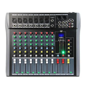 

ET-80S / USB 8-channel professional mixer wedding performance meeting small mixer with USB Bluetooth function tuner