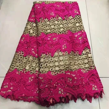 

hot sale2019 High Quality African Lace Fabric Teal Milk Silk Applique Lace French Tulle Lace Fabric For Nigerian Wedding Dress