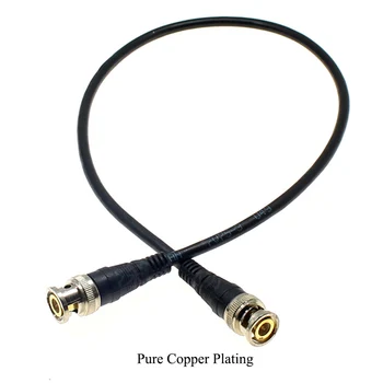 

0.5m BNC Male To Male Double Head Video Cable Pure Copper Connector BNC Connecting Line Security Monitoring Camera bnc Cable