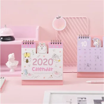 

2020 New Creative Stationery Wholesale Cartoon Bump Shape Noteable Calendar Daily Scheduler Table Planner Yearly Agenda Organize