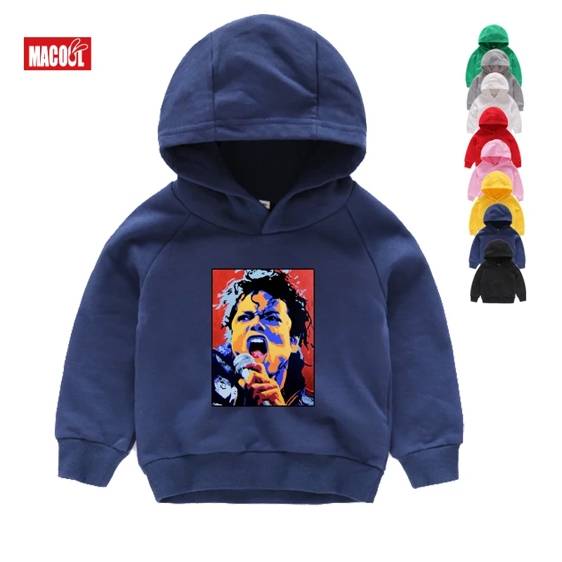 hoodies Navy Blue Детские толстовки с капюшоном; забавные детские толстовки; худи для маленьких мальчиков; Модная одежда для девочек; Повседневная хлопковая одежда для маленьких девочек - Цвет: hoodies Navy Blue