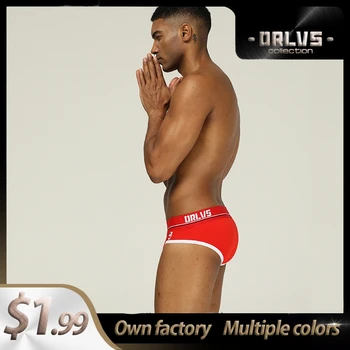 

ORLVS Jock Strap Sexy Men Underwear Briefs Jockstrap Men Bikini Cotton Gay Men Underwear Male OR188 Brief Pouch Underwear