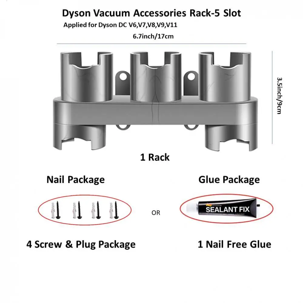 

vacuum cleaner accessories rack hole free shelf v7v8v10v11 storage bracket