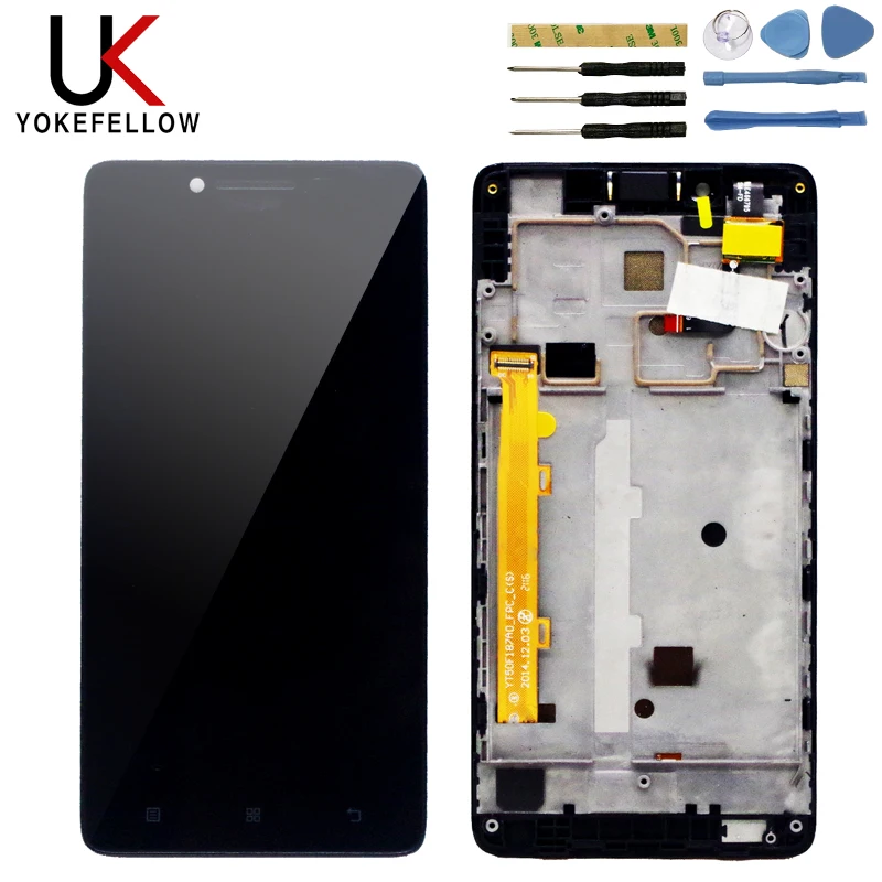 

Mo For Lenovo A6000 Lcd Display Touch Screen Assembly with Frame Lenovo A6000 LCD K3 K30-T