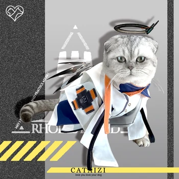 

Anime Arknights Executor Little cat Cosplay Costumes Cute photography dress up Little Dog Clothing Pet supplies Photo props Gift