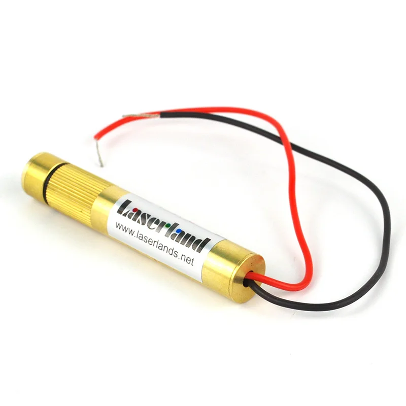 1270 Focusable 532nm Green 30mw Line Generator Laser Module Glass Lens