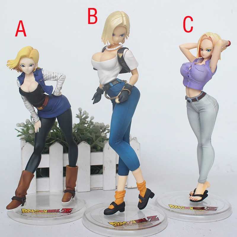 アニメドラゴンボール Z の Android 18 ラピスラズリ 1 8 Pvc アクションフィギュア Aliexpress