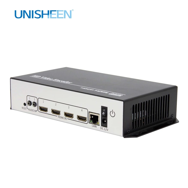 Unisheen 4K H.265 HEVC MPEG-4 H.264 4в1 HDMI видео кодировщик HDMI передатчик живое потоковое видео YouTube facebook вещание Onvif
