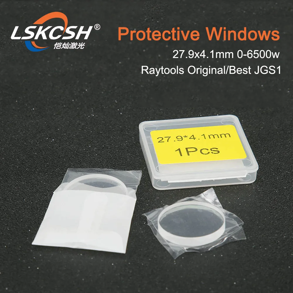 LSKCSH лучшее качество импорта кварцевого стекла защитные зеркала 27,9*4,1 мм для 6500 Вт raytools empower лазерной резки голову BT240 BM110