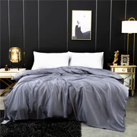 Juste de couette Injathlon Mulberry naturel, housse de literie, simple, double, king size, document solide, housse de couette, 140x200, 220x240 1