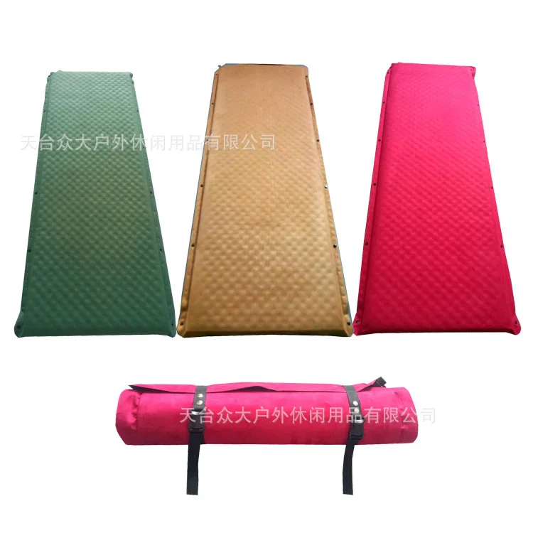 

Suede Thick Automatic Inflatable Pad 5 Cm Single Person Outdoor Camping Inflatable Bed Outing Tent Inflatable Mattress