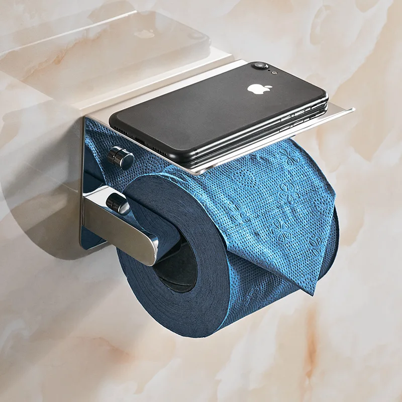 

Owen 304 Stainless Steel Paper Towel Holder Toilet Paper Holder Toilet Tissue Box Toilet Roll Stand Tray Paper Roller