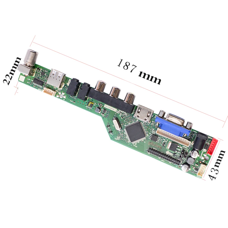 T. Rd8503.03 Skr.03 8501 Универсальный ЖК ТВ контроллер драйвер платы ТВ/ПК/Vga/Hdmi/Usb интерфейс