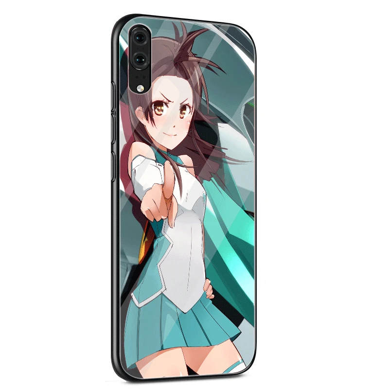 Чехол для телефона стекло для huawei P30 P20 P10 Honor 10 8X Y6 Y9 mate 20 Lite Pro P Smart Cover цветок Rin-ne kouno Madoka