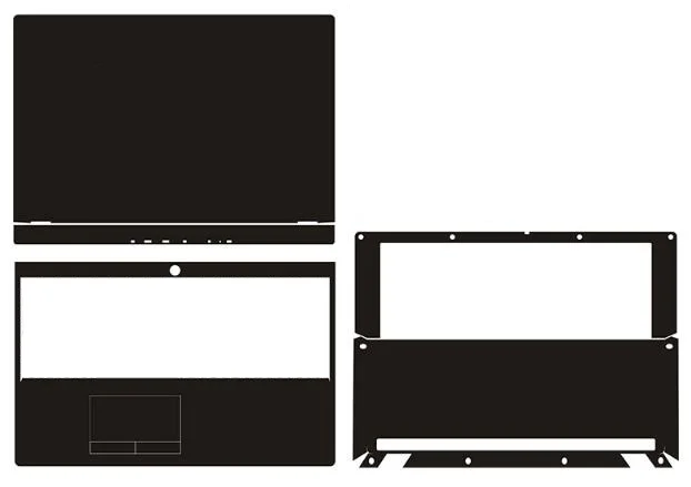 Виниловый чехол из углеродного волокна для ноутбука Lenovo Legion 15 6 дюйма с