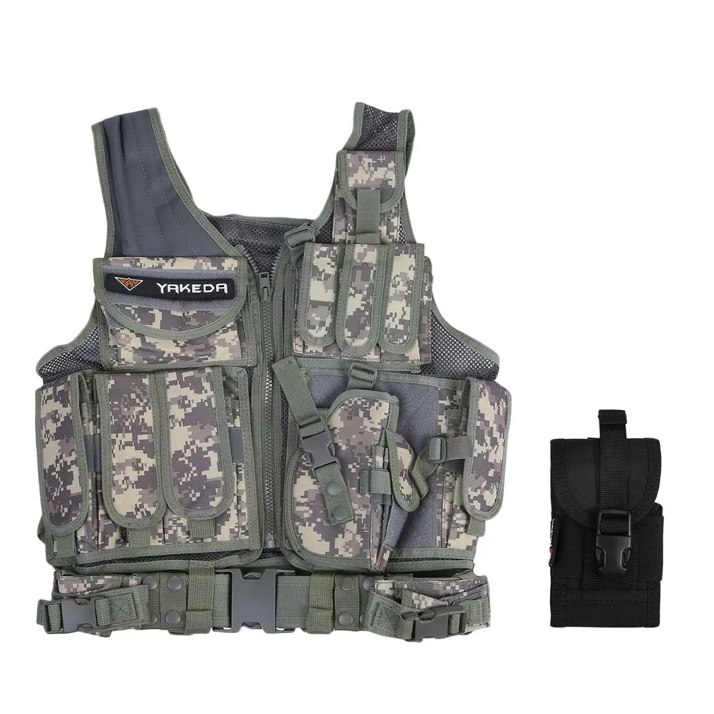 

Men Military Tactical Vest Army Hunting Molle Airsoft Combat Assault Plate Carrier Vest Outdoor CS Armor Battle suit Hot sales