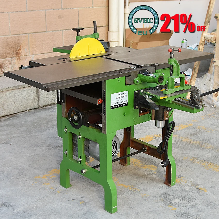 ML393B Multi-purpose Machine Tool Planer/ Chainsaw/ Electric Wood Planer Desktop Woodworking Machinery 220V/380V 2.2KW 6.5m/min