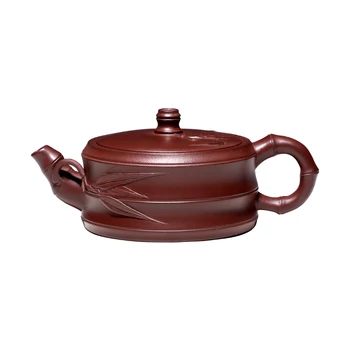 

GuYue hall yixing undressed ore recommended all hand authentic famous tea tea set bamboo purple clay pot
