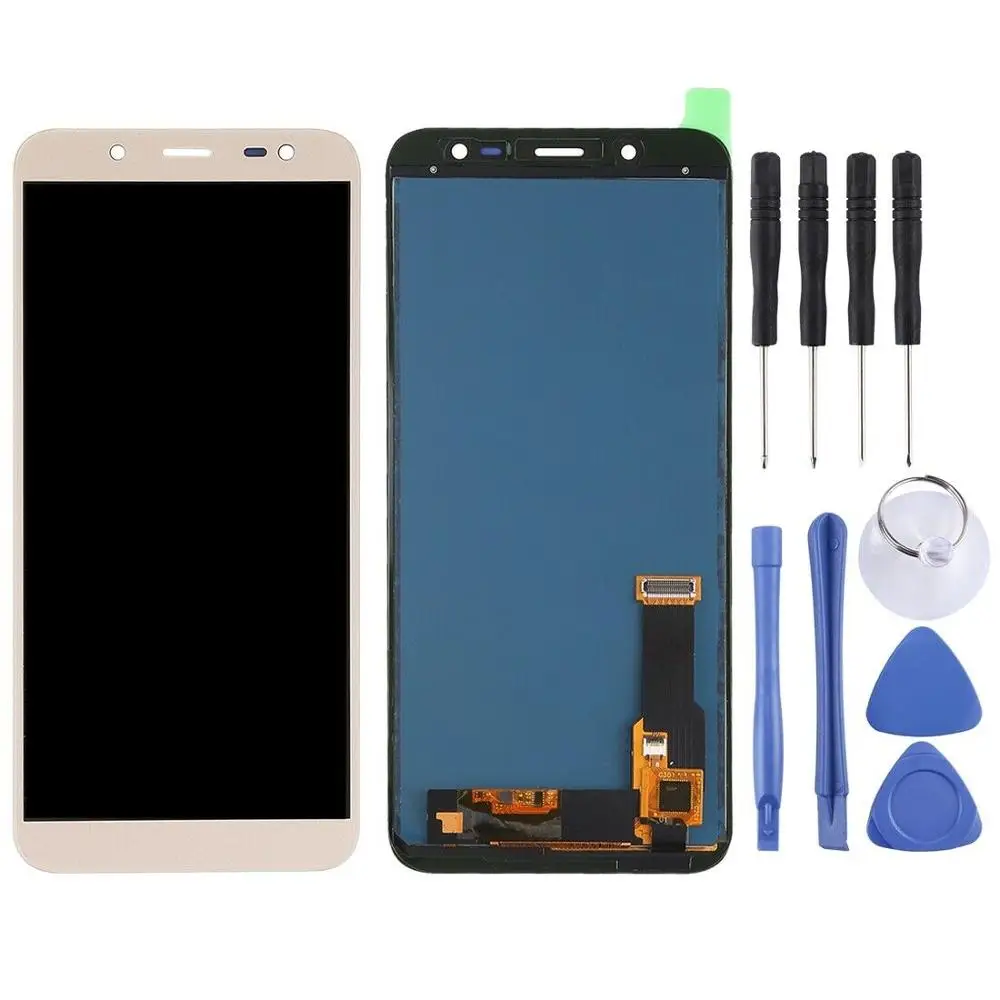 Для samsung Galaxy J6 lcd J600 J600F lcd дисплей сенсорный экран полная сборка запасные части для samsung J6 дисплей