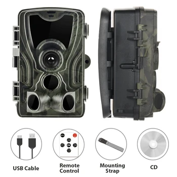 

HC-801A Scouting Infrared Tracking Wild Waterproof Night Vision Hunting Camera Motion Trigger Photo 16MP Timing Animal Forest
