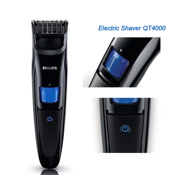 

Original Philips Electric Shaver QT4000 with Length set 1-10mm Adjustable Trimmer Razor Length Beardtrimmer Electric Razor