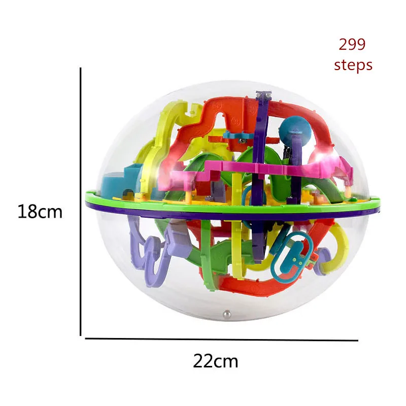 100 шагов 3D головоломка мяч дети вызов игровая посуда с препятствиями шар-лабиринт головоломка тренировка баланса оформление игры