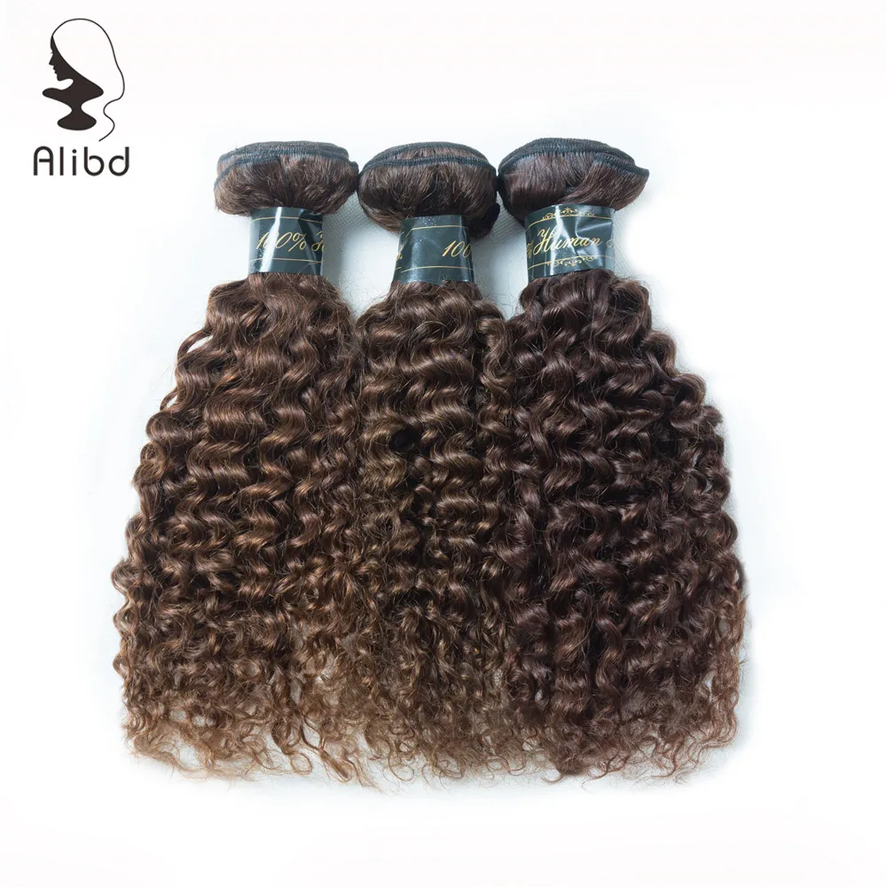 

10A Grade Mongolian Kinky Curly Virgin Hair 3Bundles Yellow Human Hair Weaves Double Weft 12-26 inches Alibd Hair