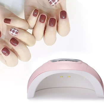 

54W Nail Dryer USB Smart Sensor Nail Polish Light Manicure Curing With 3 Timer Setting Digital Display UV Nail Lamp USB Cable