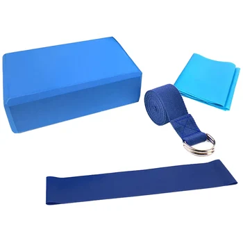 

Yoga Equipment Set Yoga Blocks Resistance Band Yoga Stretching Strap Loop Band Exercise Elastic Band