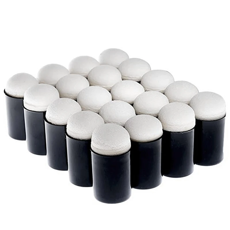

50Pcs Finger Sponge Dauber Painting Ink Pad Stamping Brush Craft Case Art Tools with Box Office School Drawing DIY Craft