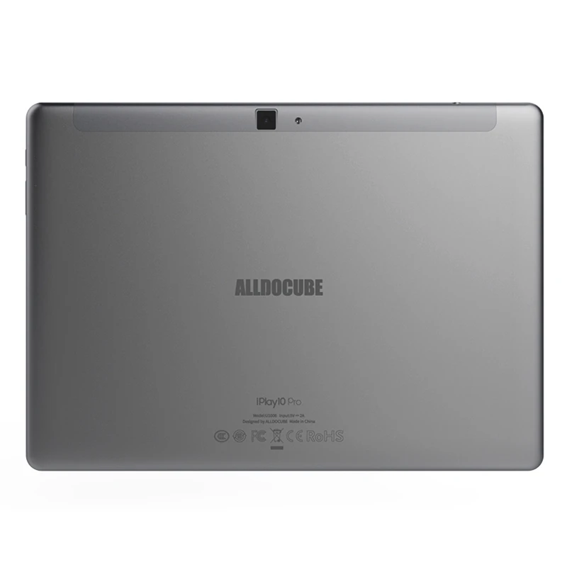 Najtaniej Alldocube Iplay10 Pro 3Gb Ram 32Gb Rom Mt8163 czterordzeniowy A53 10.1 Cal Android 9.0 Tablet Pc czarny (przód) szary (Post)