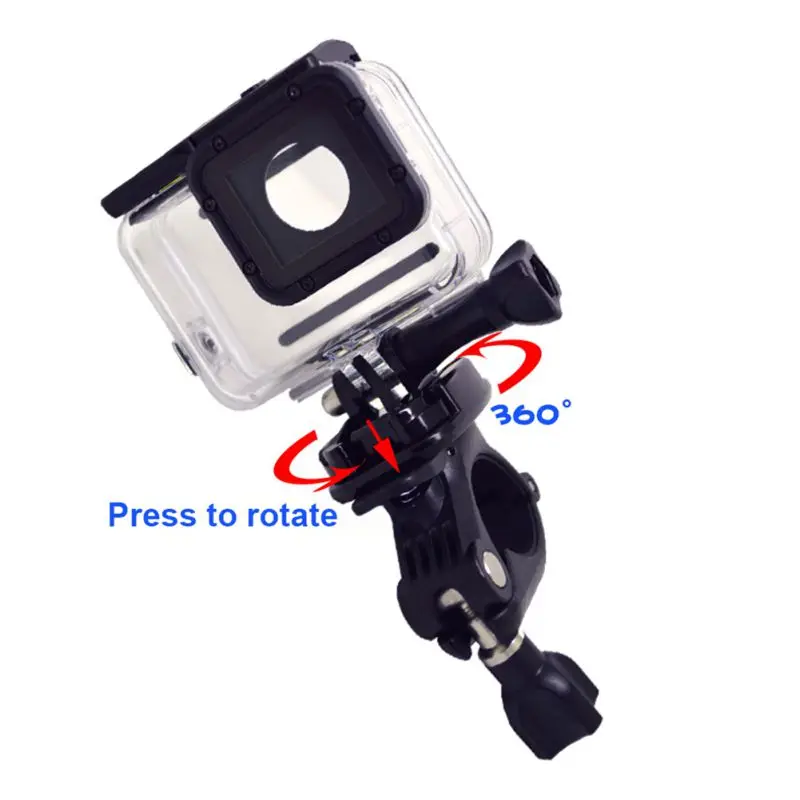Держатель камеры для камеры Мотоцикл Велосипед Руль крепление для Gopro 360 градусов Вращение держатель экшн-камеры