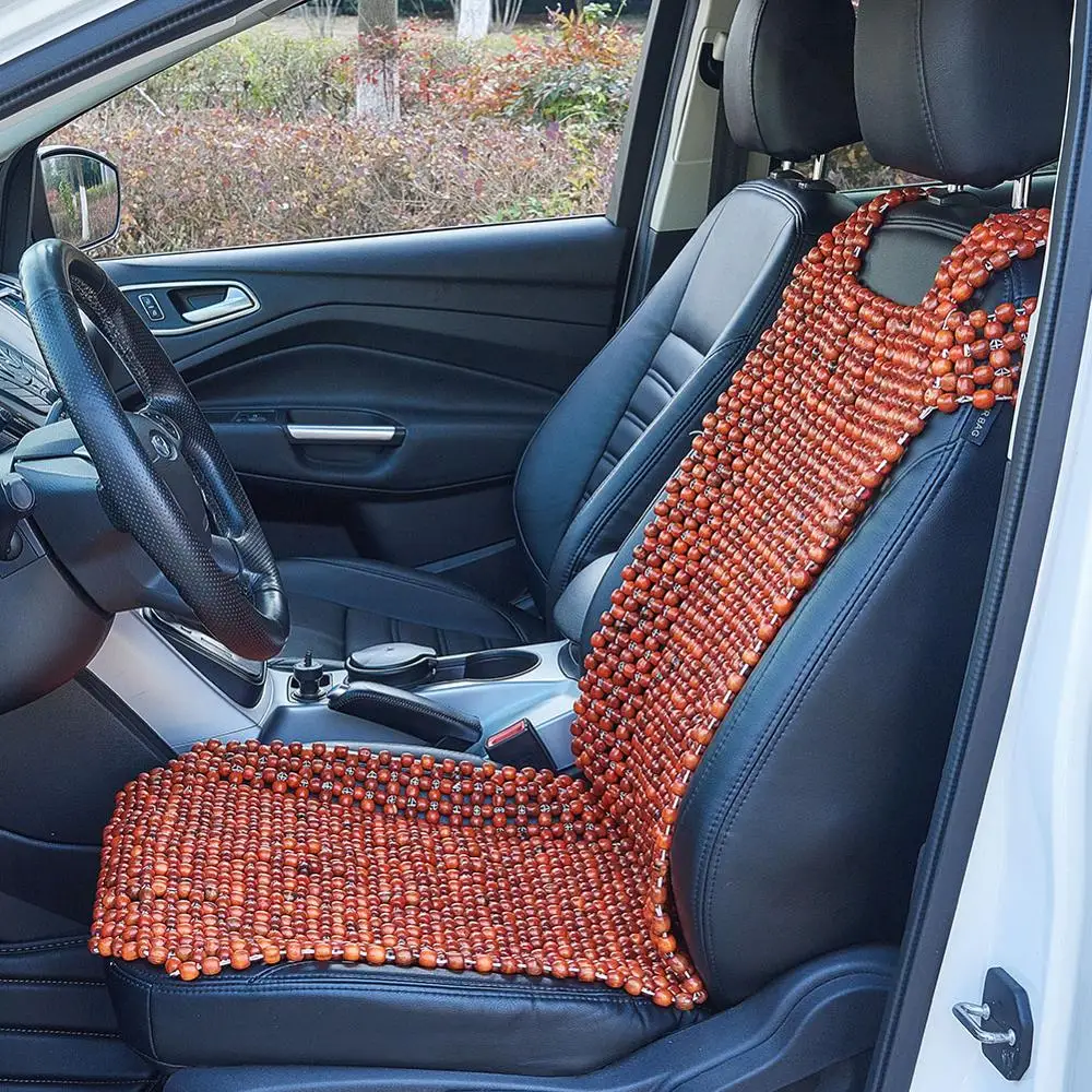 Wooden Beaded Car Driver Seat Cushion Car Seat Massager - China Seat  Cushion, Cushion