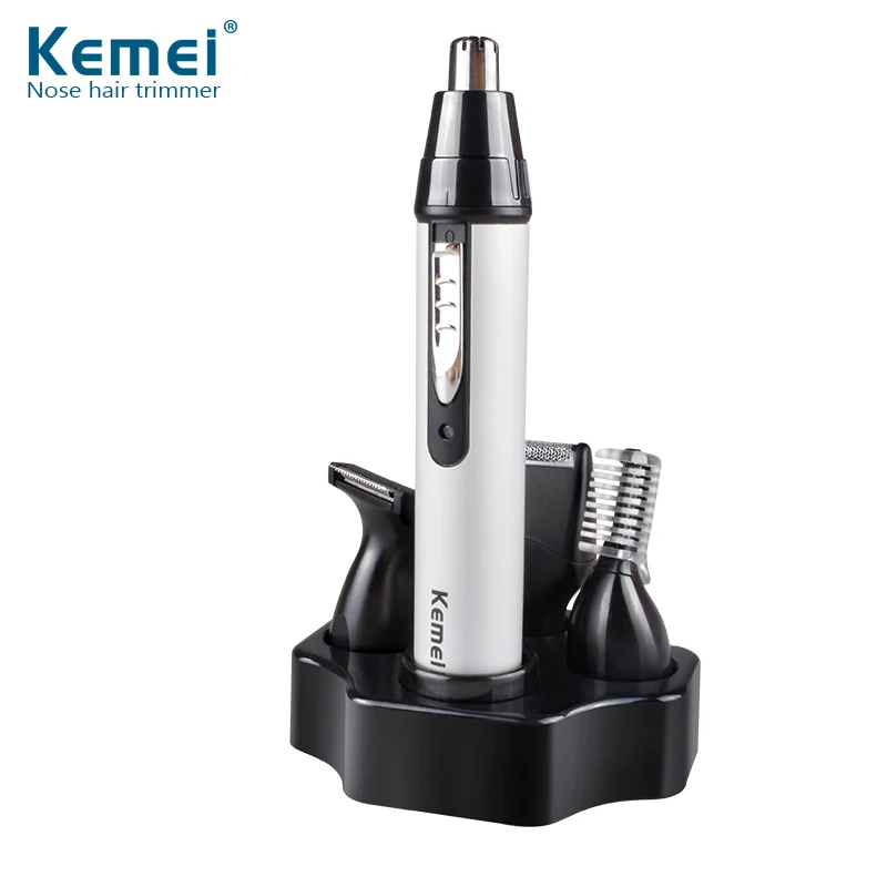 Kemei KM-6650 лучший триммер для бороды и носа машинка для стрижки волос оптом