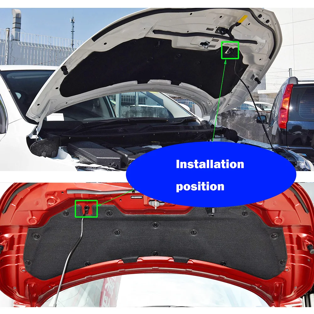 Support De Capot Moteur Pour Nissan Qashqai J11, NV200, Renault Kadjar - Pièce De Remplacement Directe - Code 65773-CY00B