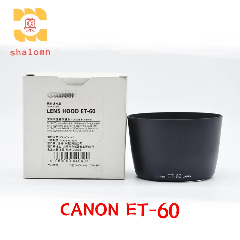 

Новая Оригинальная бленда объектива 58 мм для Canon ET-60 24-55-250 IS 75-300 мм F4-5.6 90-300 USM