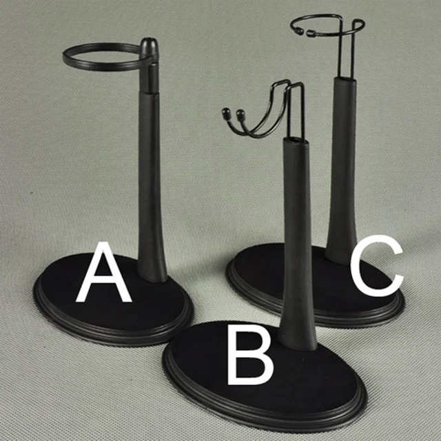 5 PC 1/6 WIDE WAIST U Type Action Figure DISPLAY STANDS Doll Plastic Metal for 12 inch Doll Display Stand with Plastic Base 1