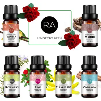 

Набор эфирных масел RA Aromatherapy - (6 бутылок по 10 мл) - Подарочный набор премиум-класса