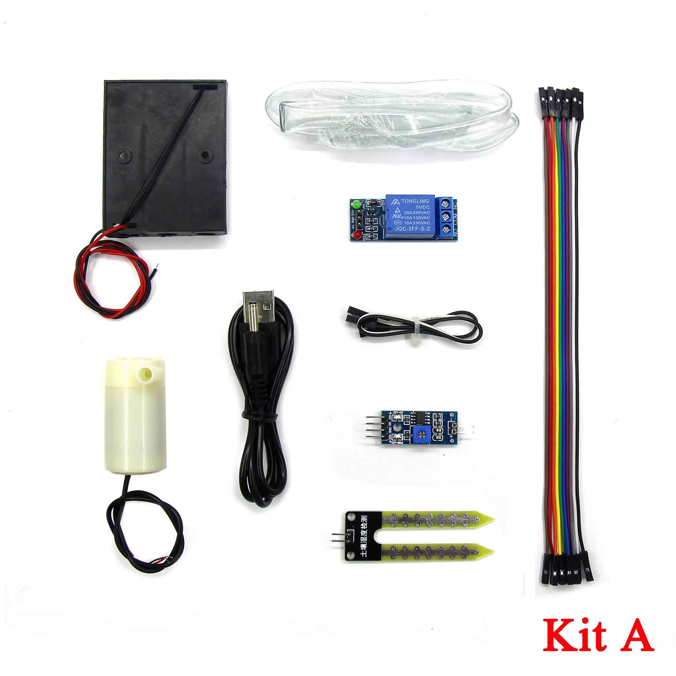 Kit A Автоматический оросительный модуль DIY Набор для обнаружения влажности почвы и автоматической откачки воды - Цвет: Kit A