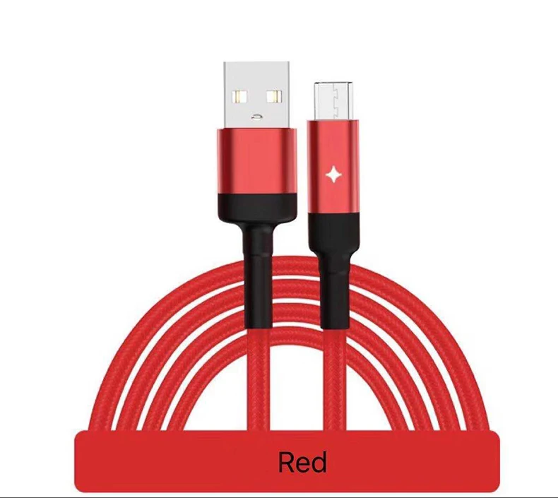 1 м USB кабель с нейлоновой оплеткой светодиодная охлаждающаяся светильник