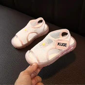 

2020 New Summer Baby Girls Shoes Cute Girl Toddler Princess Sandals Closed toe Soft Infant Sandals for Girl