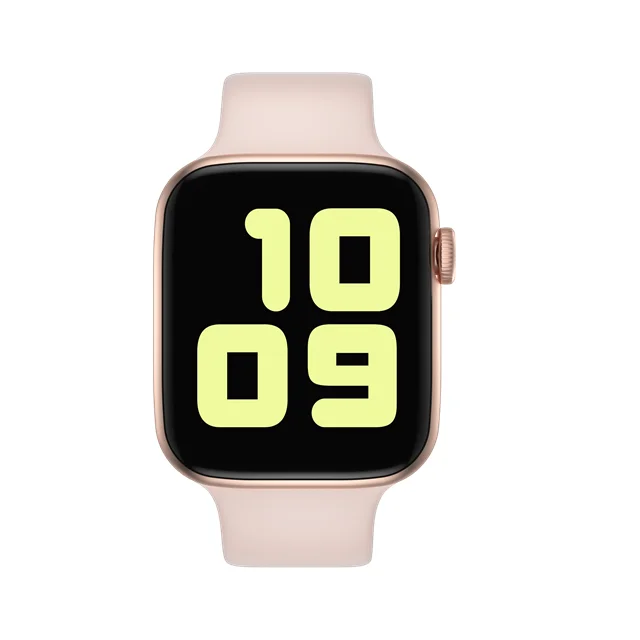 rose gold-pink Умные часы IWO 8 PRO T5 со сменным ремешком, серия 4 iw8, умные часы, пульсометр, кровяное давление, спортивные часы для IOS, Android, PK, W34 - Цвет: rose gold-pink