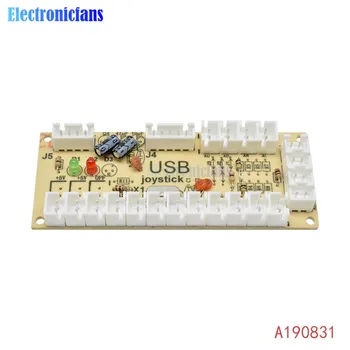 

Zero Delay Arcade USB Encoder PC to Joystick Arcade Rocker Circuit Board Control Panel For Gaming