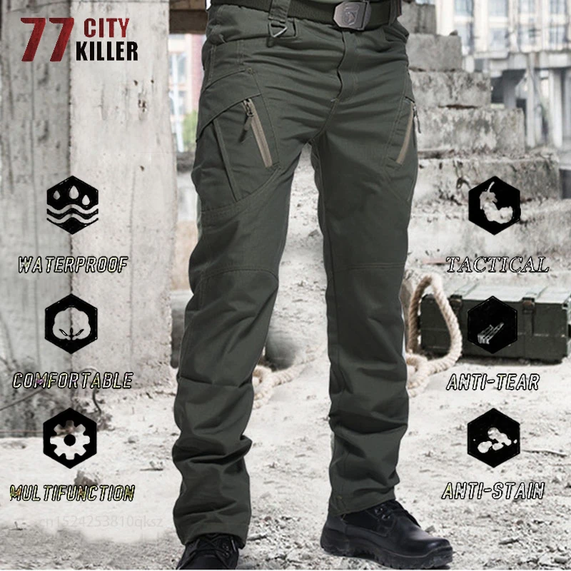Plus Size City Tactical Pants Men 