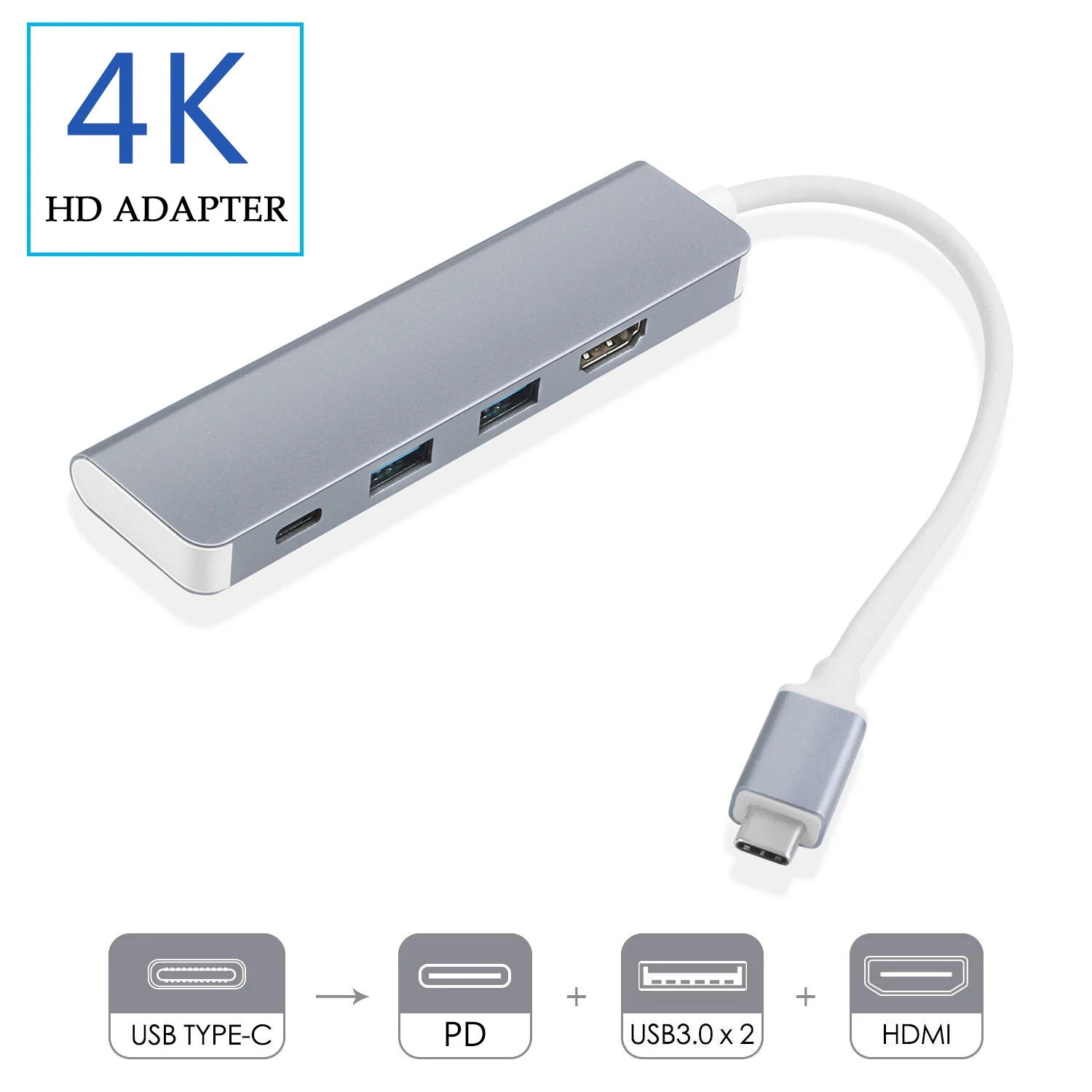 USB C к HDMI адаптер для samsung DeX станции рабочего опыта для Galaxy Note8/S8/S8+/S9/S9+, nintendo Switch, MacBook Pro 201