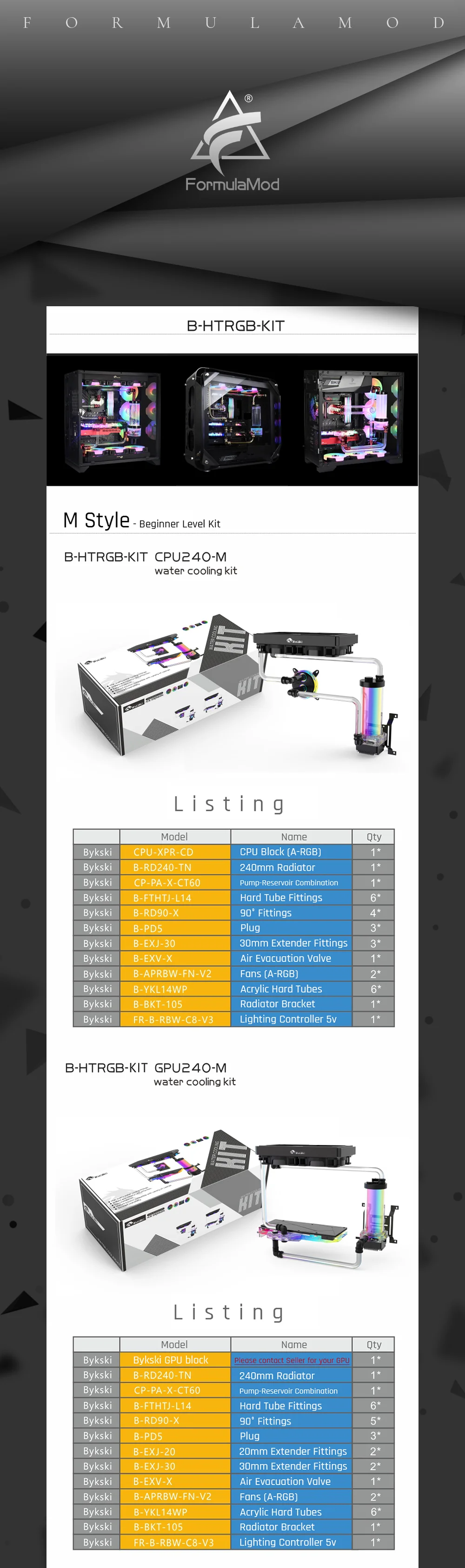 Bykski B-HTRGB-KIT RBW 5v 3pin Hard Tube Program Kits Multiple Programs For Intel/AMD Cooling Kit Beginner and Advance Level Kit Bykski B-HTRBW-ED, RBW 5v 3pin Hard Tube Program Kits, Multiple Programs Customizable Modification For Intel/AMD Cooling Kit Bykski B-HTRBW-ED,Bykski RBW 5v 3pin hard tube program,Bykski AMD cooling kit