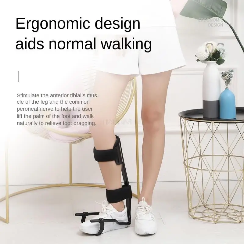 Outside foot drop brace wear corrective stroke hemiplegia rehabilitation foot ankle foot inside and outside with a turn 4