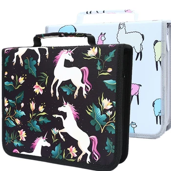 

School Pencil Case 120/168/216 Holes Pencilcase Profession Pen Box Penal for Kid Unicorn Art Bag Large Storage Pouch Penalties